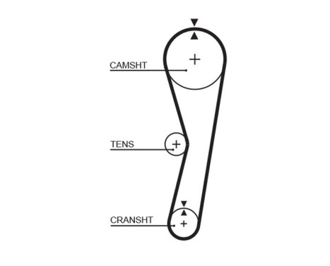 Timing belt 5127 Gates