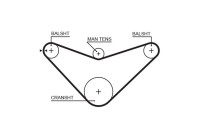 Timing belt 5235XS Gates