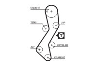 Timing belt 5251XS Gates