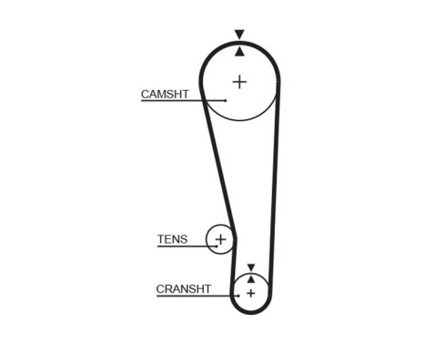 Timing belt 5268 Gates