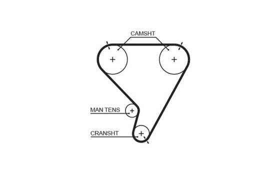 Timing belt 5448XS Gates