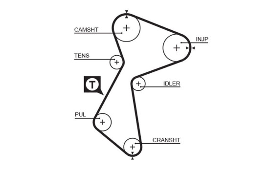 Timing belt 5485XS Gates