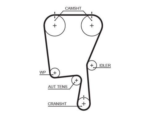 Timing belt 5490XS Gates