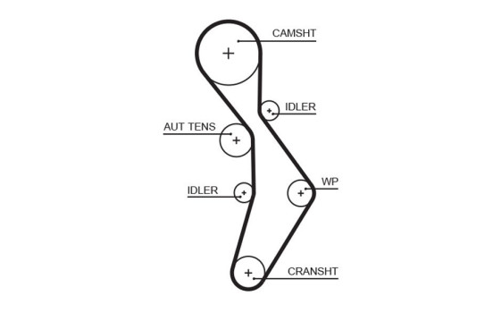 Timing belt 5604XS Gates