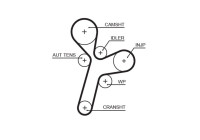 Timing belt 5634XS Gates