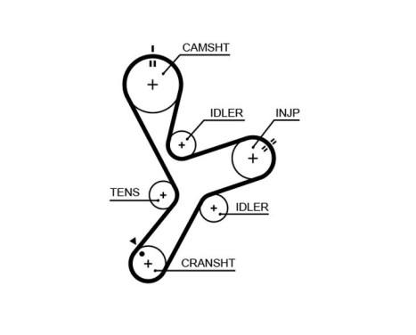Timing belt 5641XS Gates