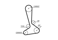 Timing belt 5645XS Gates