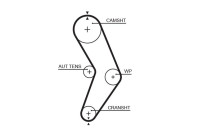 Timing belt 5662XS Gates