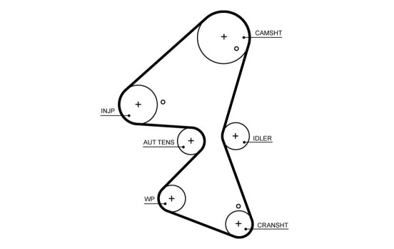 Timing belt 5705XS Gates