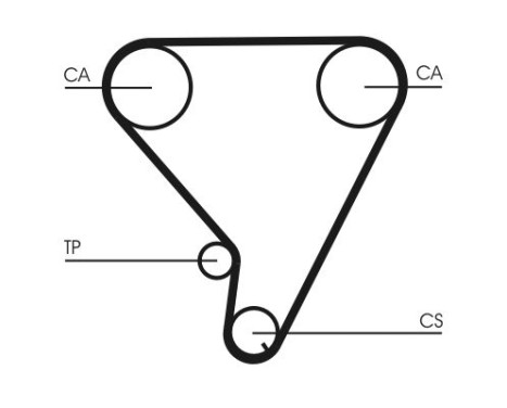 Timing belt CT1033 Contitech, Image 4