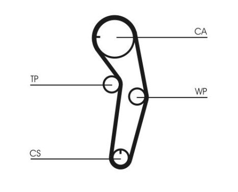 Timing belt CT1053 Contitech, Image 3