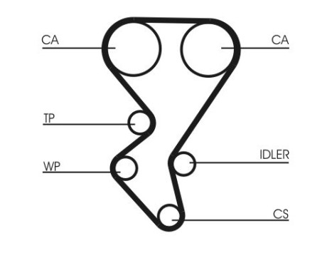 Timing belt CT1092 Contitech, Image 5