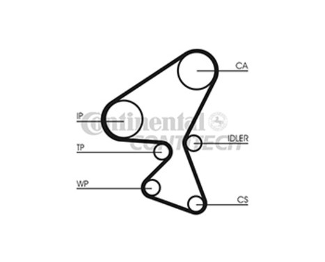 Timing belt CT1104 Contitech
