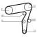 Timing belt CT1106 Contitech, Thumbnail 3