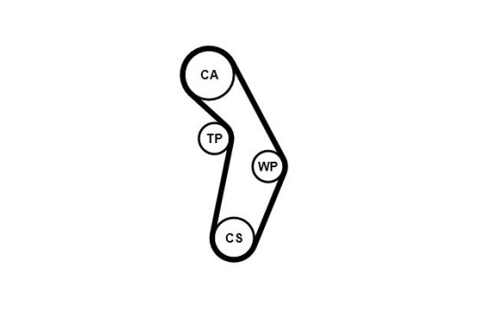 Timing belt CT1111 Contitech, Image 4