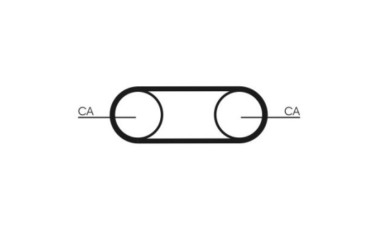 Timing belt CT1112 Contitech, Image 3