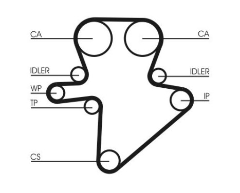Timing belt CT1123 Contitech, Image 3