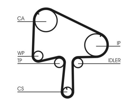 Timing belt CT1133 Contitech, Image 3