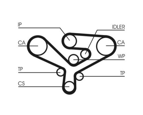 Timing belt CT1135 Contitech, Image 4