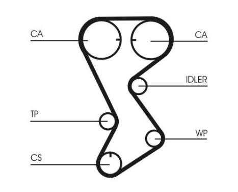 Timing belt CT1144 Contitech, Image 4