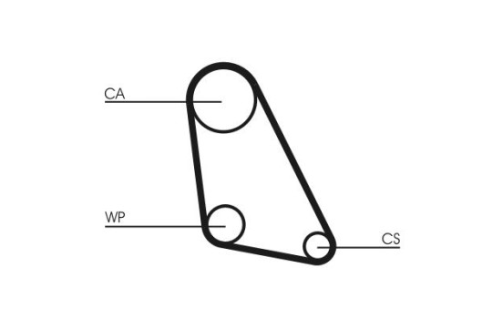 Timing belt CT534 Contitech, Image 4