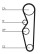Timing belt CT576 Contitech, Thumbnail 3