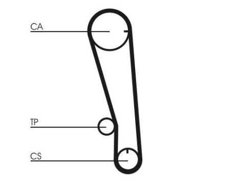 Timing belt CT665 Contitech, Image 3