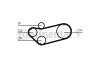 Timing belt CT675 Contitech