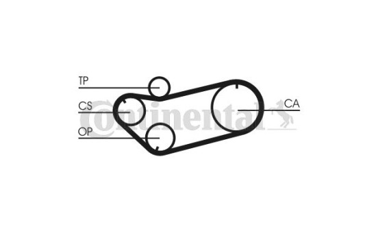 Timing belt CT675 Contitech