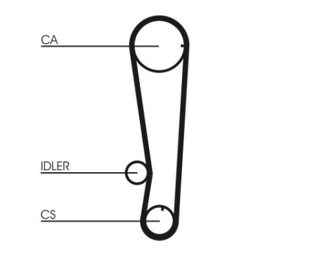 Timing belt CT715 Contitech, Image 4