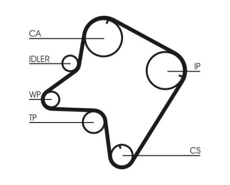 Timing belt CT762 Contitech, Image 4