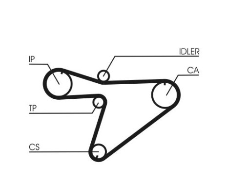 Timing belt CT810 Contitech, Image 4
