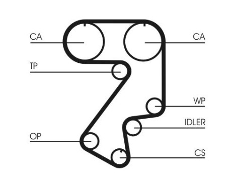 Timing belt CT859 Contitech, Image 4