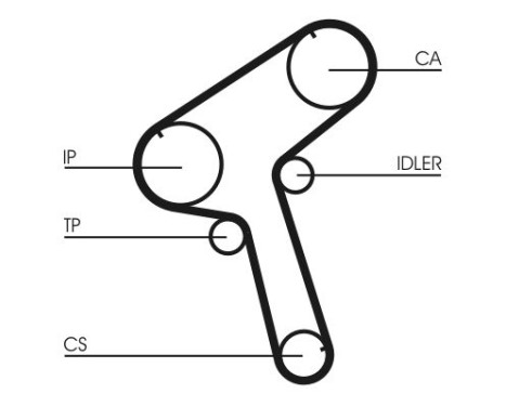 Timing belt CT897 Contitech, Image 4