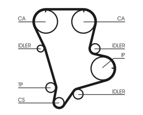 Timing belt CT994 Contitech, Image 3