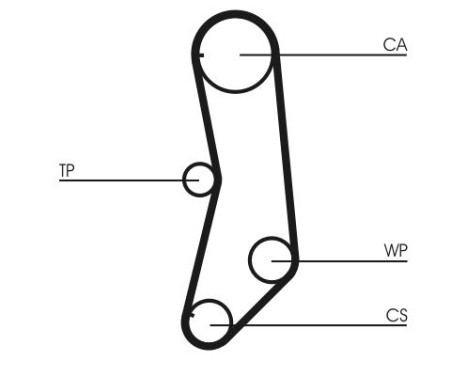 Timing belt CT997 Contitech, Image 3