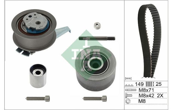 Timing belt kit 530 0835 10 Ina
