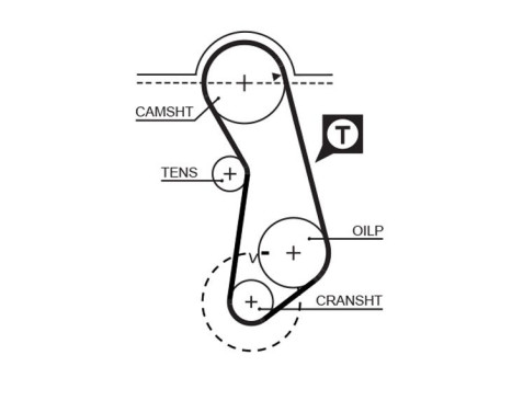 Timing Belt PowerGrip® 5016 Gates, Image 2