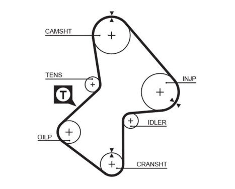 Timing Belt PowerGrip® 5051 Gates, Image 2