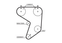 Timing Belt PowerGrip® 5195XS Gates
