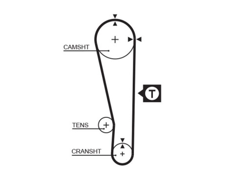 Timing Belt PowerGrip® 5274XS Gates, Image 2