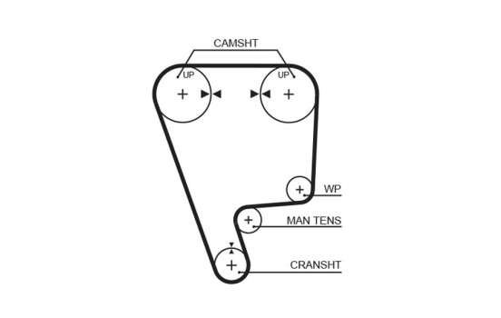 Timing Belt PowerGrip® 5348XS Gates