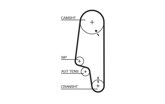 Timing Belt PowerGrip® 5427XS Gates