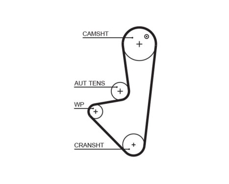 Timing Belt PowerGrip® 5574XS Gates, Image 2