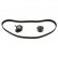 Timing belt set 11082 FEBI