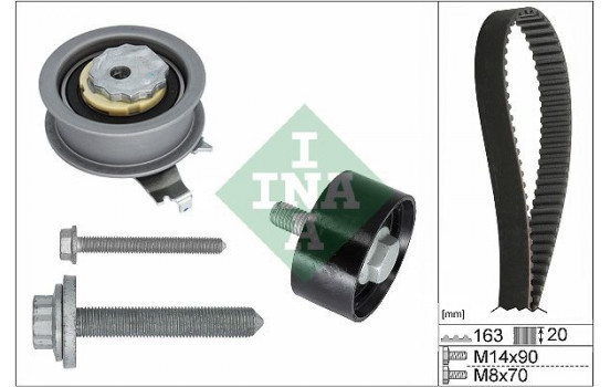 Timing Belt Set 530 0711 10 Ina