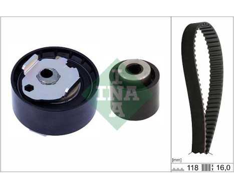 Timing belt set 530 0856 10 Ina