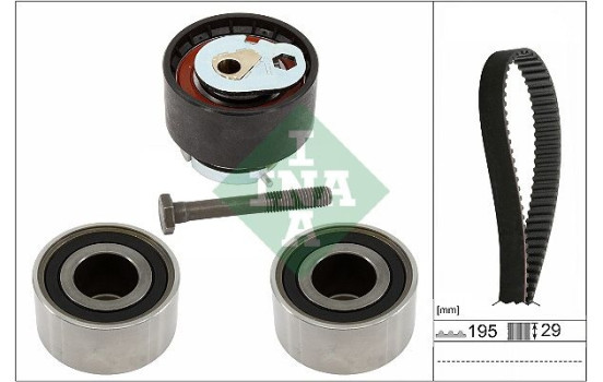 Timing belt set 530 0933 10 Ina