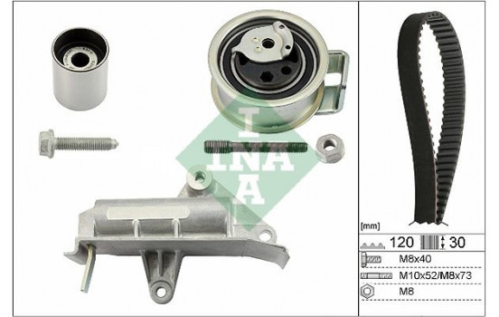 Timing Belt Set 530017710 Ina