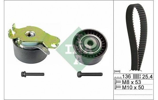 Timing Belt Set 530023610 Ina